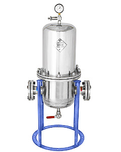 Filtration purification of gaseous media